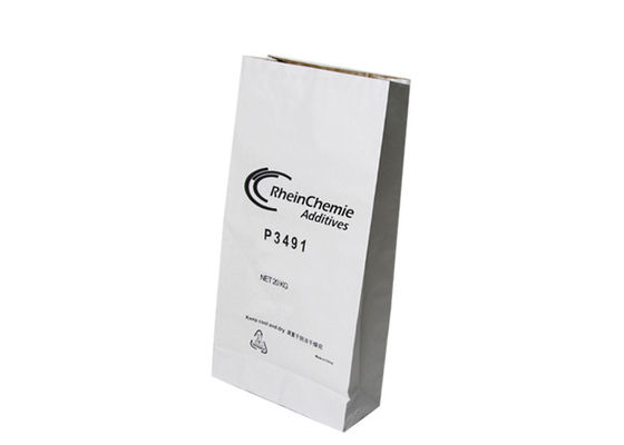 Bolsas de papel biodegradables inferiores del cuadrado 120g Kraft para el almidón de maíz de empaquetado