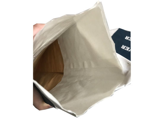 Bolsa de papel de varias capas de la boca 25Kg Kraft de la válvula para la silicona negra blanca de carbono