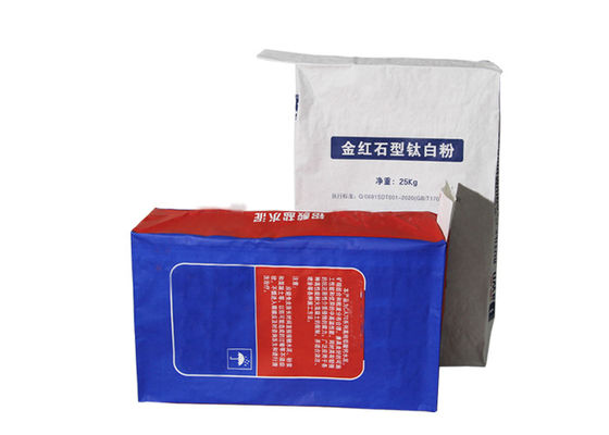 Bolsa de papel de varias capas de la boca 25Kg Kraft de la válvula para la silicona negra blanca de carbono