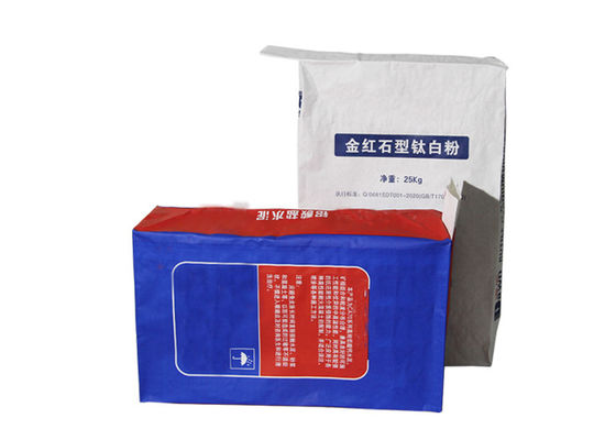los bolsos pegados de papel de la válvula de 120g/M2 Kraft cementan los bolsos de empaquetado para el yeso del yeso