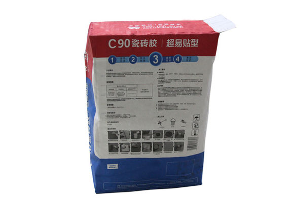 los bolsos pegados de papel de la válvula de 120g/M2 Kraft cementan los bolsos de empaquetado para el yeso del yeso