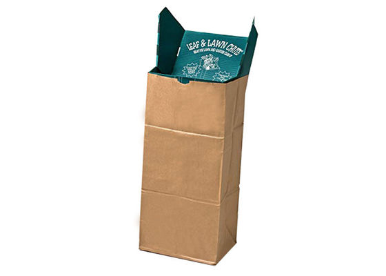 Bolsa de papel de papel amistosa de Kraft de la recogida de residuos del bolso de basura de la cocina de 20 micrones de Eco