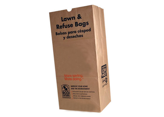 La basura resistente del jardín de la impresión 25kg de Flexo despide bolsos de la basura del jardín