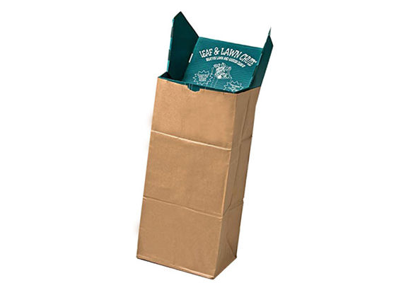 Las bolsas de papel del color 10kg Multiwall Kraft de CMYK hojean las bolsas de papel del césped de Kraft