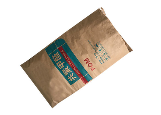 Velocidad que llena el artículo resistente de las bolsas de papel de Kraft 3 capas del bolso del PE dentro