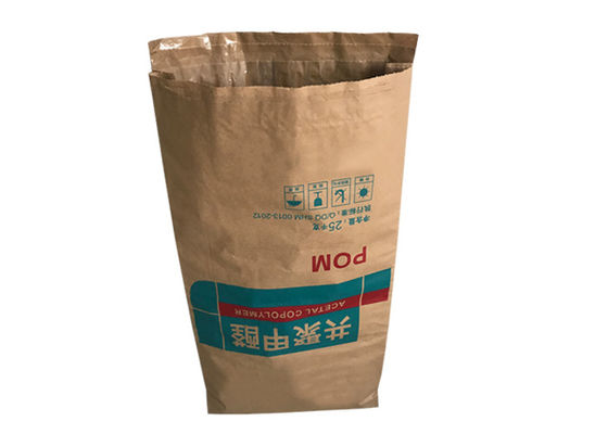 Bolsa de papel Kraft multicapa industrial Muestra gratis 15 kg 20 kg 25 kg