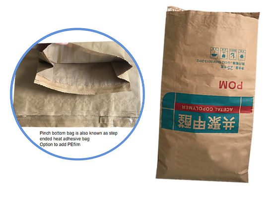 Bolsas de papel de fondo de pellizco personalizables para sus requisitos de embalaje