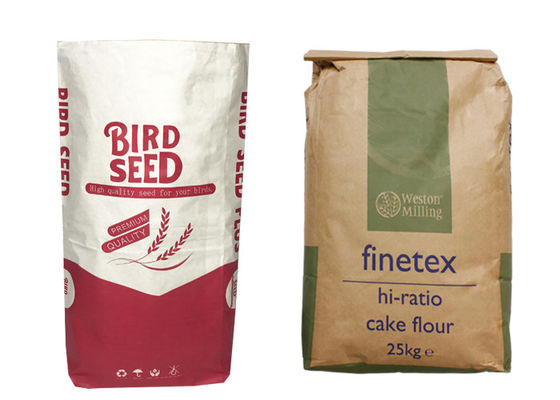 bolso de papel del pienso de 40kg 50kg para la alimentación Cat Litter Seed For Bird del perro