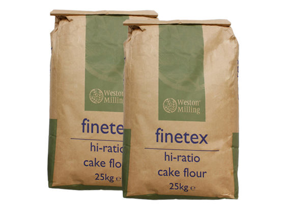 Alimentación Cat Litter Packing del perro de 2 de la capa bolsas de papel de Multiwall Kraft