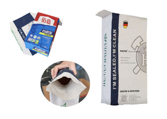 Saco de papel de empaquetado aditivo de las bolsas de papel 15kg 20kg 25kg de Multiwall Kraft de la vitamina