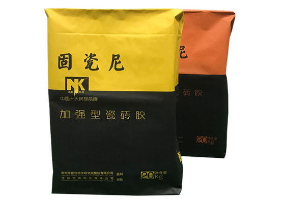 La teja pega las bolsas de papel industriales 15kg 20kg 25kg 1-4ply de Multiwall