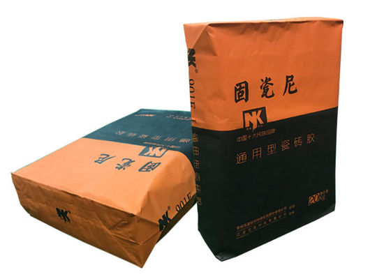 bolsas de papel de 4ply Multiwall Kraft para el polvo resistente de la masilla de agua