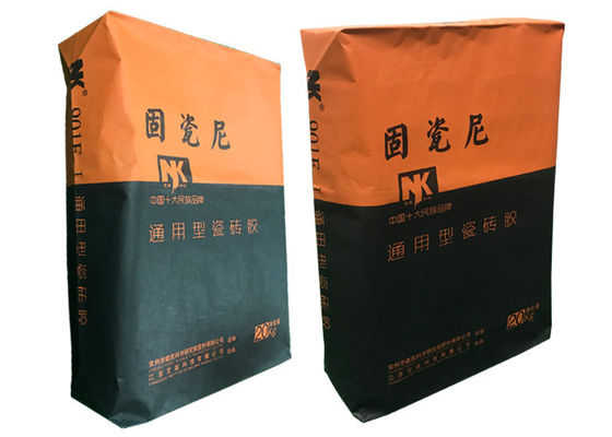 La teja pega las bolsas de papel industriales 15kg 20kg 25kg 1-4ply de Multiwall