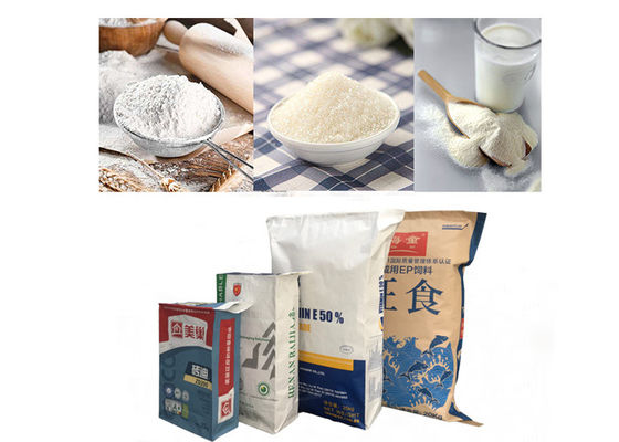 leche de la harina de las bolsas de papel de 10kg 15kg 25kg 50kg Multiwall Kraft pulverizar bolsos de empaquetado