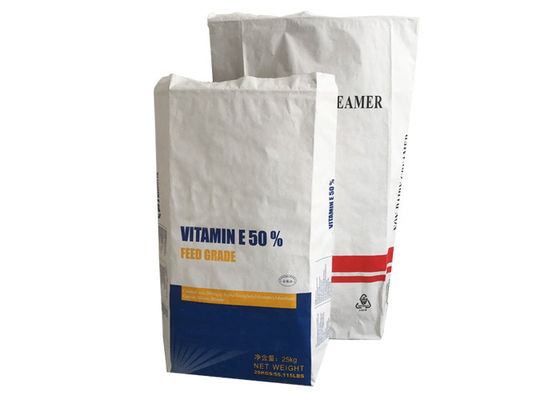 Bolsas de papel de Multiwall 25kgs Kraft Brown 2 capas/3 capas