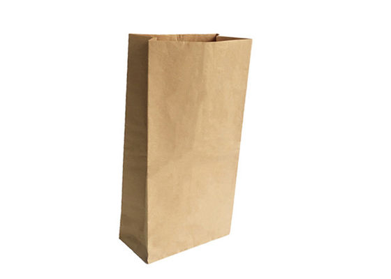 Bolsas de papel impresas multicolor a prueba de humedad amistoso de 2 capas 10kg Kraft de Eco para el carbón de leña del carbón