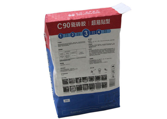 pegamento químico de la teja del grano de la harina de la comida del material de construcción del saco de papel de 25kg 10kg 20kg Kraft