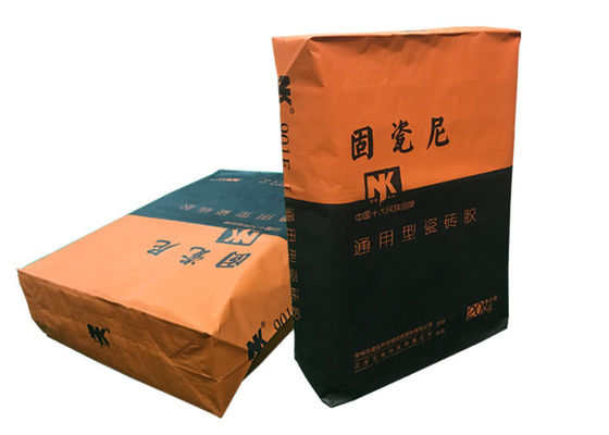 Bolsa de papel de impresión de encargo de Multiwall Kraft con la parte inferior cuadrada