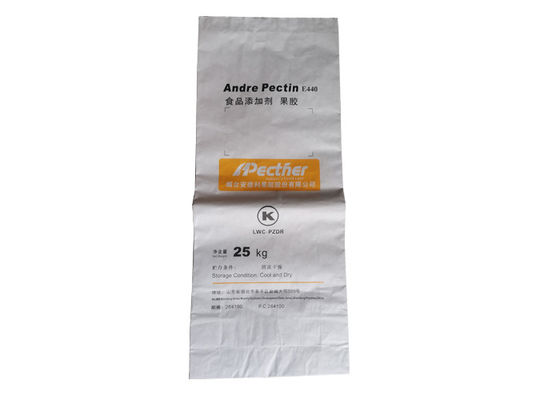 bolsa de papel de empaquetado del pienso de las bolsas de papel de 25kg 20kg Multiwall para la alimentación del ganado