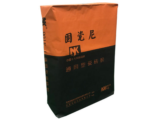 las bolsas de papel secas de Multiwall del bolso del cemento del mortero de 20kg 25kg 40kg 50kg tejan el polvo adhesivo de la masilla del mortero del yeso del bolso de la válvula