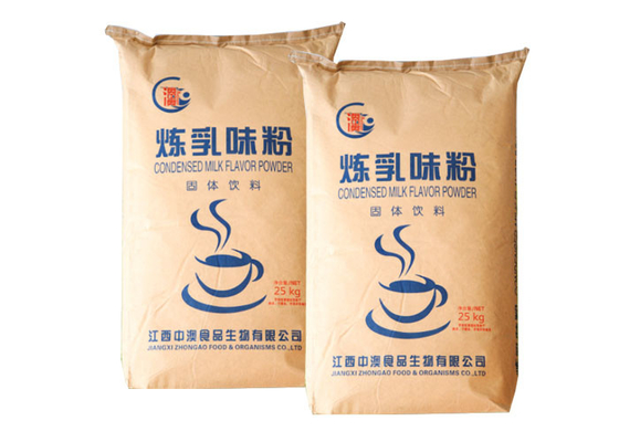 Bolsas de papel de Multiwall Kraft de la categoría alimenticia para leche en polvo de polvo de los Cocos del polvo del té