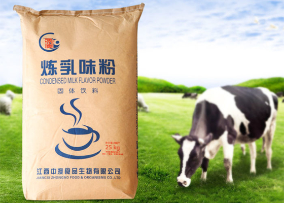 La leche de polvo de los Cocos del polvo del té pulveriza la categoría alimenticia de papel del saco de Multiwall