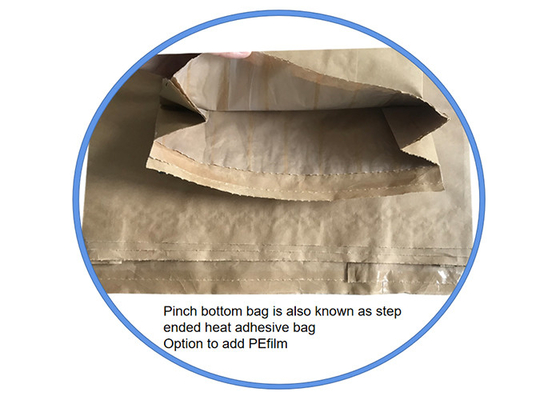 Grande compuesto modificada para requisitos particulares de Cat Litter Kraft Paper Bag del alimento para animales