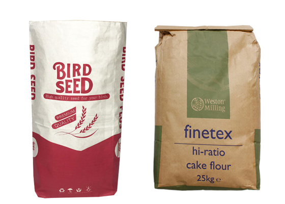bolsas de papel de 10kg 20kg 25kg 50kg Kraft Multiwall para el edil de los oligosacáridos de Isomalto