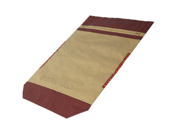 Bolsa de papel de Kraft de la impresión de Flexo 20kg 25kg para la leche descremada en polvo