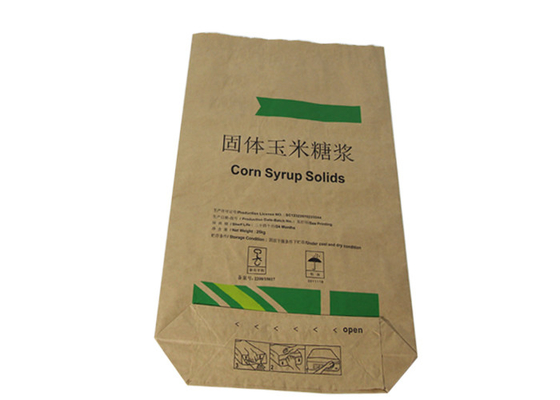 Industrial la bolsa de papel de la categoría alimenticia 20kg 25kg leche no la desnatadora de la lechería