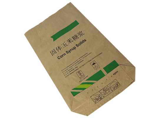 Bolsas de papel industriales de paredes múltiples personalizadas Impresión de 7 colores Eco amigable Durable