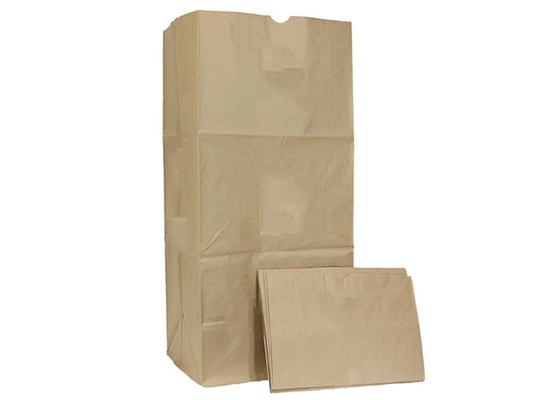 Bolsas de papel inferiores de Multiwall Kraft de las hojas del césped del bloque bolsas de papel del césped de 30 galones