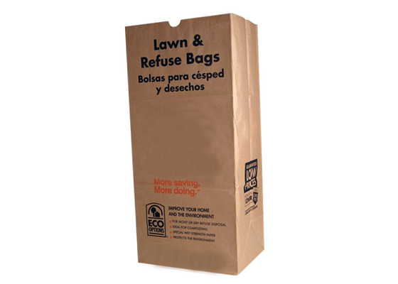 Bolsas de papel abiertas del césped de Multiwall Kraft de la boca 300m m 400m m 900m m