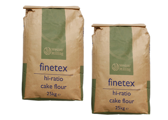 Aduana impresa blanca de la parte inferior de las bolsas de papel cuadradas CMYK de Multiwall Kraft