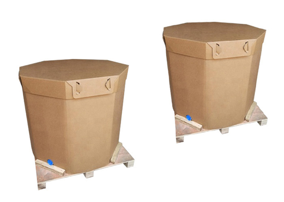 Paquete líquido cúbico IBC de papel Tote With Line Bag del aceite de coco del tanque de 1000l IBC