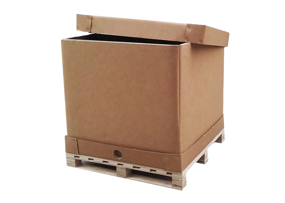 cajas de papel del embalaje flexible del envase de la categoría alimenticia de 220l 1000l IBC para el agua a granel
