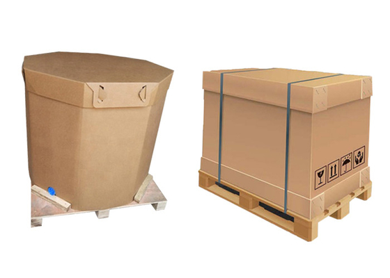 envase líquido de papel del tanque del paquete IBC de 220l 1000l con la válvula