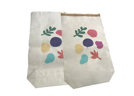Capa impermeable inferior 25Kg 50Kg del cuadrado de la bolsa de papel del sector de la construcción PE Kraft