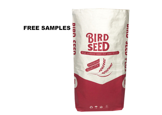 Bolso de empaquetado de papel absorbente impreso de encargo 15kg 20kg del derramamiento líquido