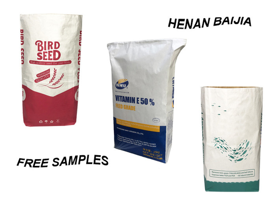 Bolsas de papel impresas color a prueba de humedad 10kg de Kraft para Clay Granular Absorbent