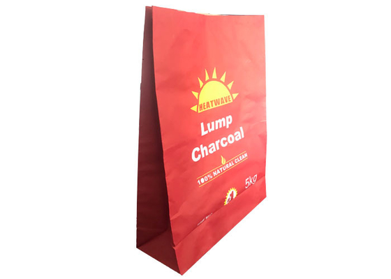 Impresión multi de papel de Flexo de los sacos del papel de empapelar de Kraft del carbón de leña