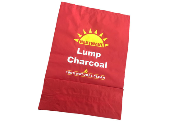 Capa múltiple Logo Size de encargo de las bolsas de papel de Multiwall Kraft del carbón de leña