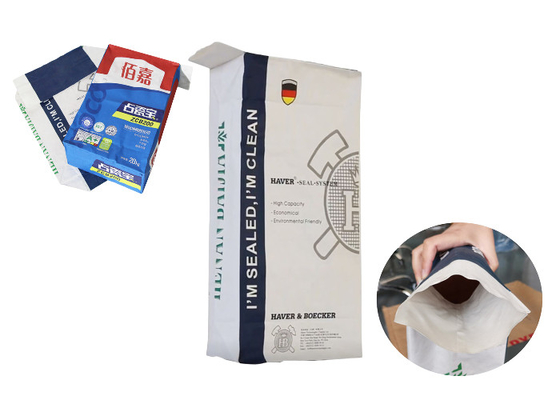 Bolso vacío de papel industrial de la válvula de los PP del bolso del cemento 25 kilogramos 40 kilogramos 50 kilogramos