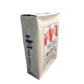 bolsa de papel de encargo de la válvula que embala 20kg para el pegamento de la teja con su propio logotipo